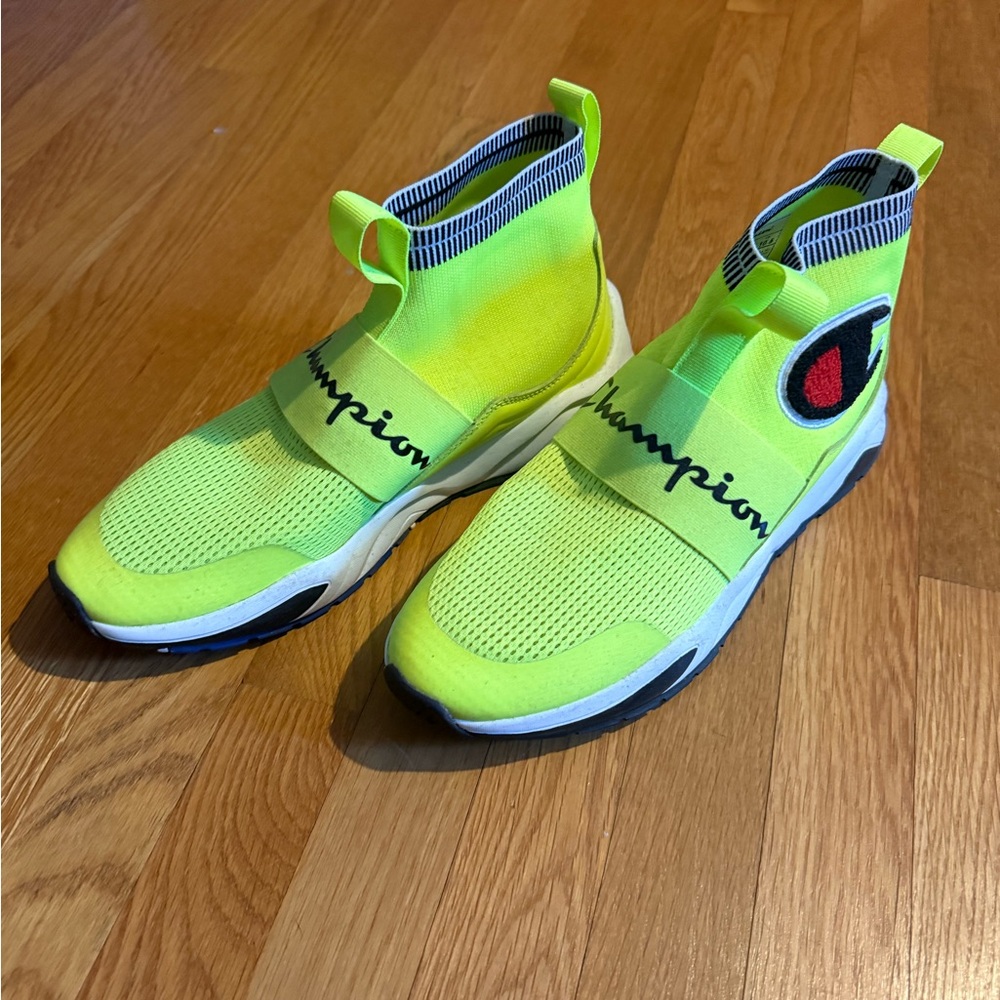 Champion Neon Slip-On Sneakers